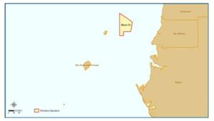 Location of Block 3 offshore São Tomé and Príncipe (Credit: Petrobras)
