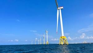 Offshore wind farm in Ishikari (Credit: Supplied by Green Power Investment Corporation)