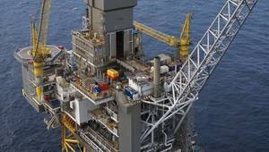 The Oseberg Sør platform in the North Sea (Credit: IKM / Equinor)