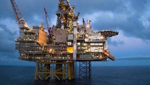 The Gina Krog platform in the North Sea (Credit: Equinor)
