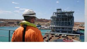 Pluto Train 2 module (Credit: Screenshot/Video by Woodside Energy)