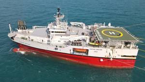 Ramform Vanguard vessel (Credit: TGS)