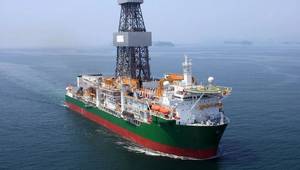 Santorini drillship (Credit: Saipem)

