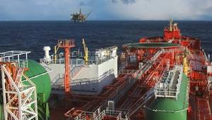 The shuttle tanker Eagle Balder collected cargo number 5,000 from Gullfaks. The oil was delivered to St1’s refinery in Gothenburg (Credit: Colin Dobinson / Equinor)