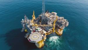 The Troll C platform in the North Sea (Credit: Equinor)
