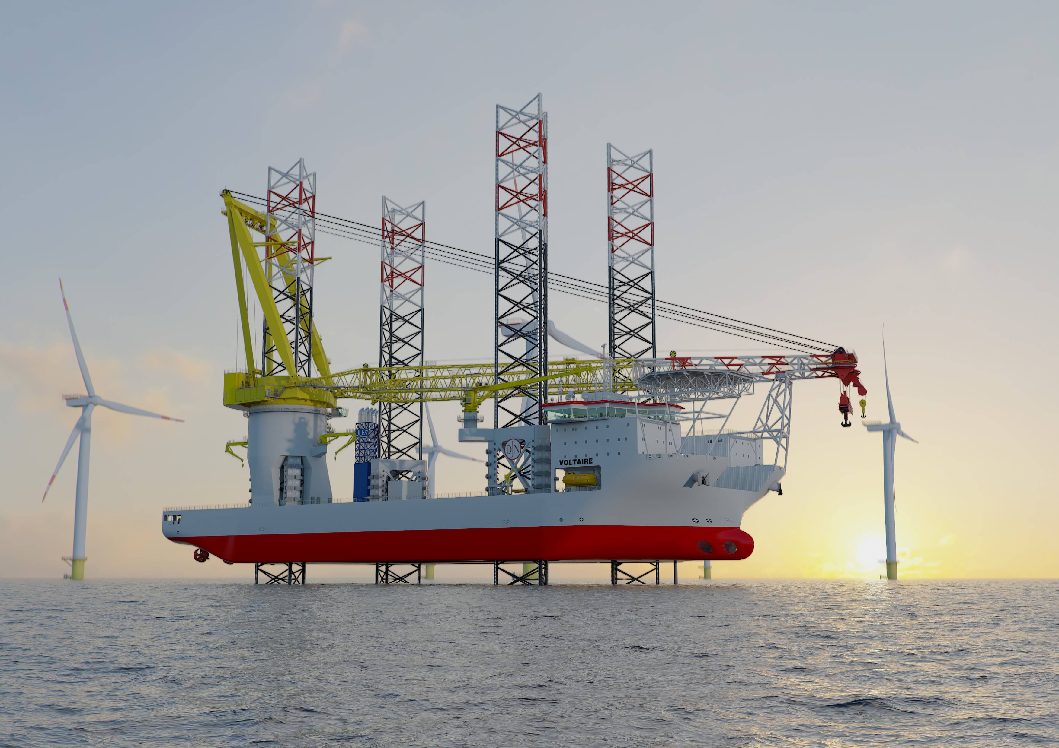Jan De Nul's Voltaire Jack-Up to Debut at Giant Dogger Bank