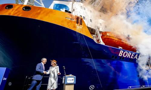 Van Oord Christens World's Largest and Most Sustainable Offshore Wind Installation Vessel