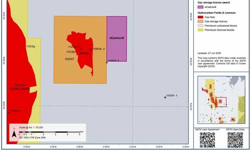 dCarbonX Ltd Receives Gas Storage License