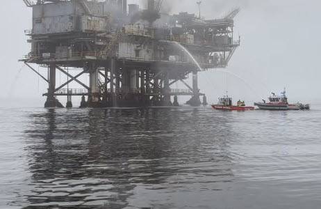 Fire Breaks Out on California Gas Platform During Decommissioning