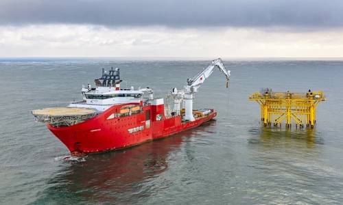 First Sea Cable Installed for TenneT's West Alpha Offshore Substation