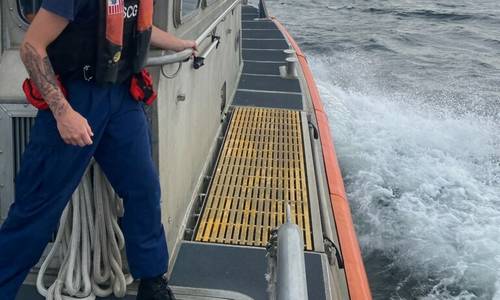 U.S. Coast Guard Saves Three Boaters Stranded on Offshore Oil Platform