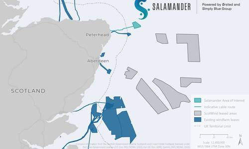 INTOG: Salamander Signs Exclusivity Agreement for 100 MW Floating Offshore Wind Project