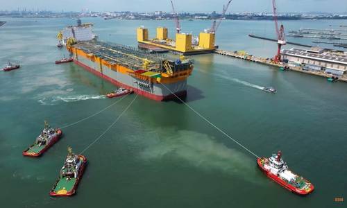 ONE Guyana FPSO for ExxonMobil’s Yellowtail Field Leaves Drydock in Singapore