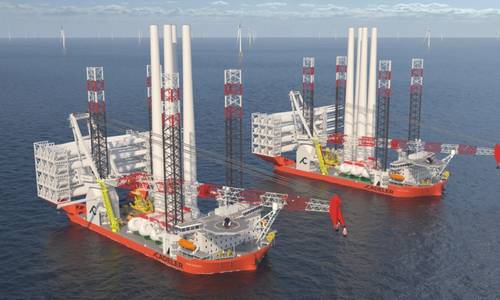 Cadeler’s Newbuild Wind Turbine Installation Vessel Up for Asia-Pacific Work