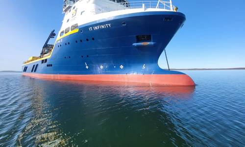 Vard Completes Conversion of IT Infinity PSV to Cable Laying Vessel