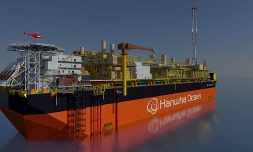 Hanwha Ocean Gets Bureau Veritas Clearance for FPSO Design