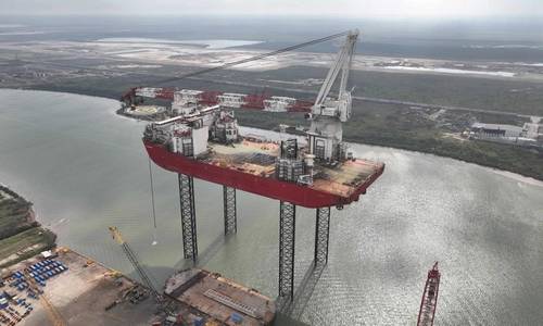 Fist US-Built Wind Turbine Installation Vessel Starts Sea Trials