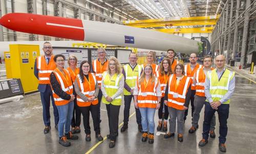 First Turbine Blade for Sofia Offshore Wind Farm Sees the Light of Day