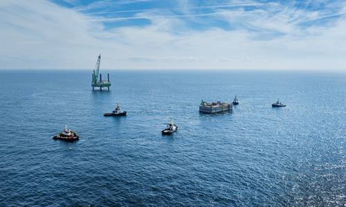 Belgian Energy Island in North Sea Starts Taking Shape (Video)