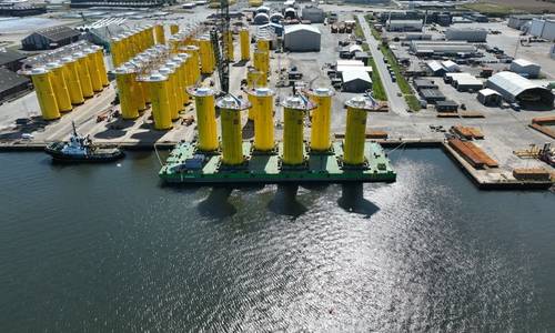 First Transition Pieces Head to Nordlicht Offshore Wind Farm
