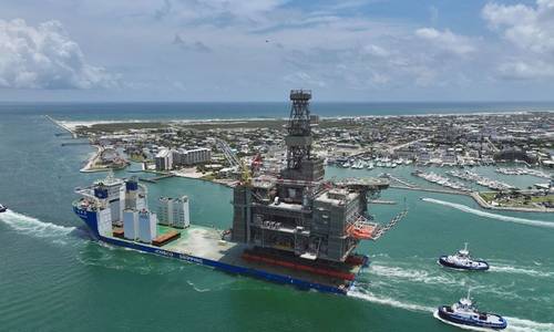 Topsides for Cenovus Energy’s West White Rose Platform En Route to Canada