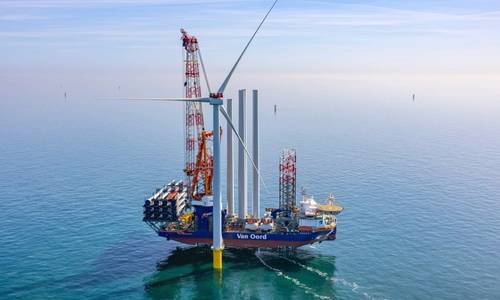 Ecowende Installs First Turbine at 760MW Dutch Offshore Wind Farm