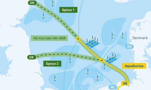 Germany and UK to Explore Establishing Hydrogen Pipeline in North Sea