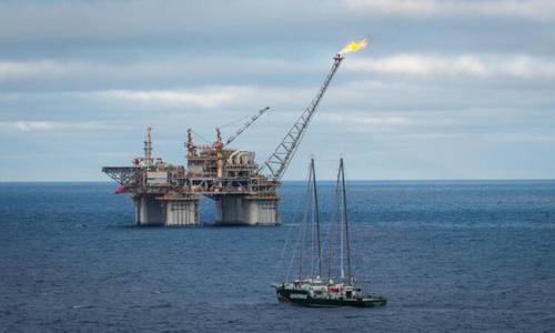 Greenpeace Protest Disrupts Work at Woodside's Scarborough Offshore Platform
