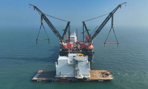 Heerema Completes Installation of First Hornsea 3 Offshore Converter Station