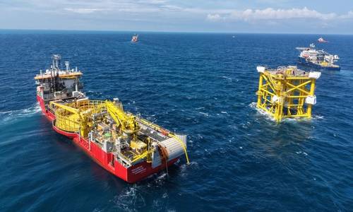 Export Cables, Offshore Substation In Place at Fengmiao I Offshore Wind Farm