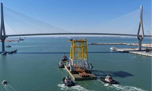 Navantia Seanergies Delivers Second Substation Jacket for French OW Farm