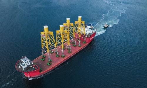 First Spanish-Built Jackets Set Sail for French Offshore Wind Farm