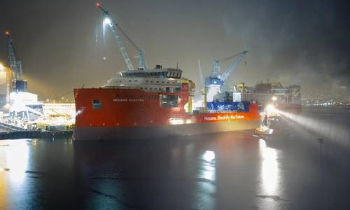 Ulstein Verft Launches Nexans Electra CLV Ahead of Outfitting