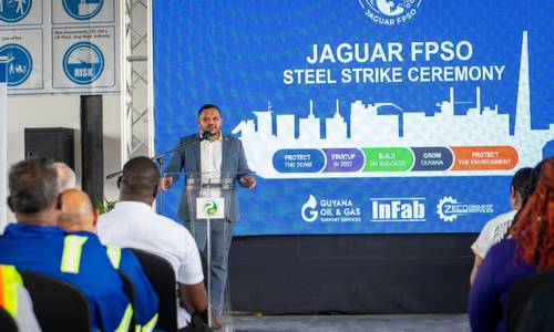 First Steel Cut for ExxonMobil’s Guyana Field-Bound FPSO Jaguar