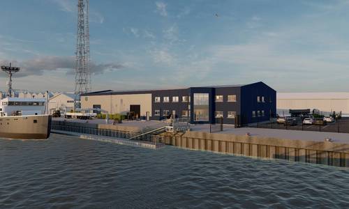 Inch Cape Offshore Wind Farm O&M Base Starts Taking Shape in Scotland
