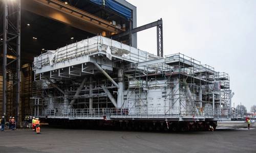 HSM Offshore Rolls Out High Voltage Substation for Thor Offshore Wind Farm