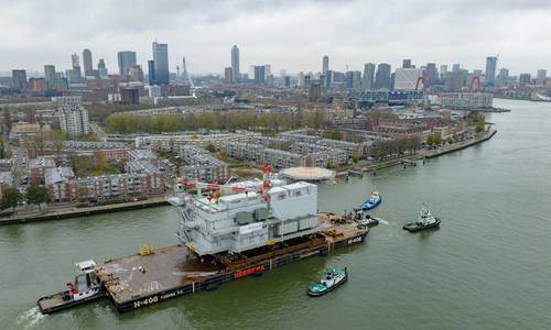 Jasmund Substation’s Topside and Jacket Sets Sail to Baltic Sea