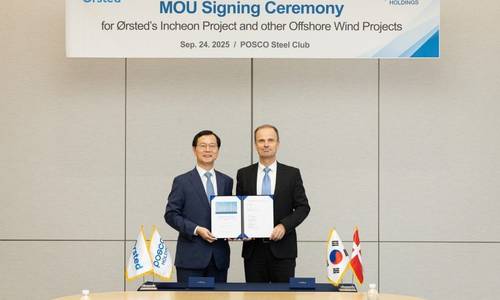 Ørsted, POSCO Group Team Up for 1.4GW South Korean Offshore Wind Project