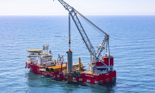 Seaway7 Places Final Monopile at World’s Largest Offshore Wind Farm