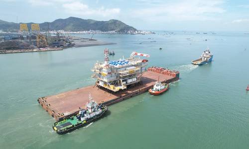 Second Hai Long Substation Heads to Project Site Offshore Taiwan