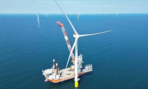 Thor Offshore Wind Farm's Turbine Installation Work Halfway Complete