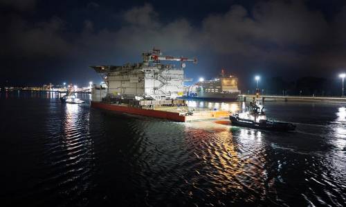 Gennaker Offshore Substations Depart for Baltic Sea Installation (Video)