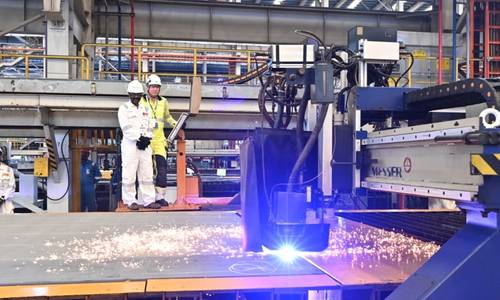 First Steel Cut for IJmuiden Ver Beta HVDC Offshore Platform