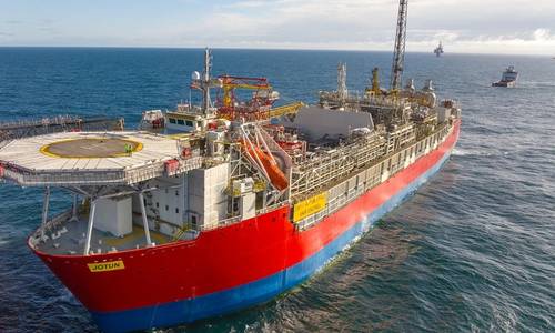 Jotun FPSO Reaches Peak Production Ahead of Schedule