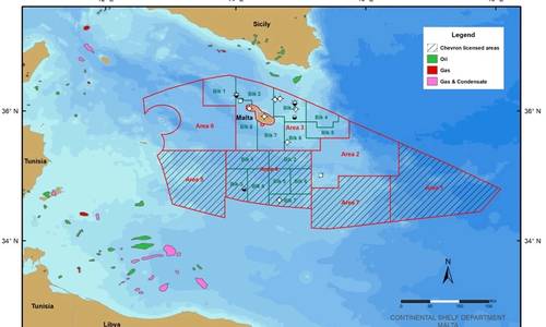 Chevron Expands Mediterranean Push with Malta Exploration