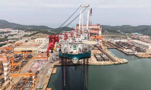DEME Welcomes Norse Wind WTIV for Giant Offshore Wind Turbines