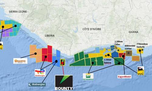 Bounty Oil & Gas Makes Deepwater Liberia Entry