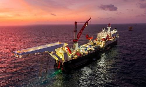 Allseas Readies Overhauled Solitaire Pipelayer for Gulf Return