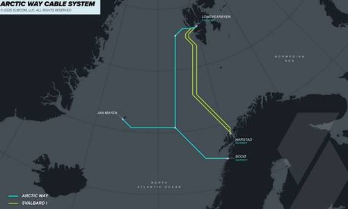 Space Norway, SubCom Announce Contract-in-Force for Arctic Way Cable System
