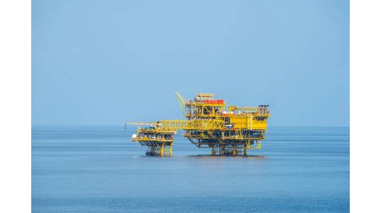 Alpha and Beta platforms on Bualuang Field, Thailand (Photo: Ophir Energy)